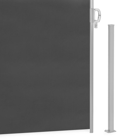Skladana Markiza 300X180 cm Boczna Roleta Parawan Do Ogrodu Na Taras Antracyt