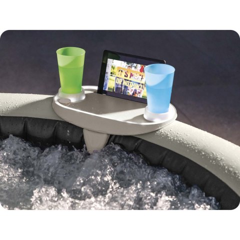 UCHWYT DO NAPOJÓW PODŚWIETLANY LED Z MIEJSCEM NA TABLET TELEFON SPA INTEX 28520