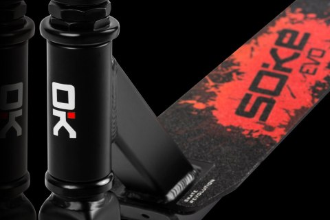 Hulajnoga Wyczynowa Do Trików Czerwona SOKE EVO RED ABEC-9 100mm STUNT