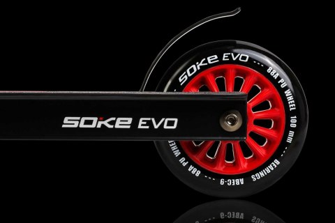 Hulajnoga Wyczynowa Do Trików Czerwona SOKE EVO RED ABEC-9 100mm STUNT