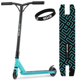 Hulajnoga Wyczynowa Do Trików SOKE EVO ABEC-9 100mm STUNT Light Blue