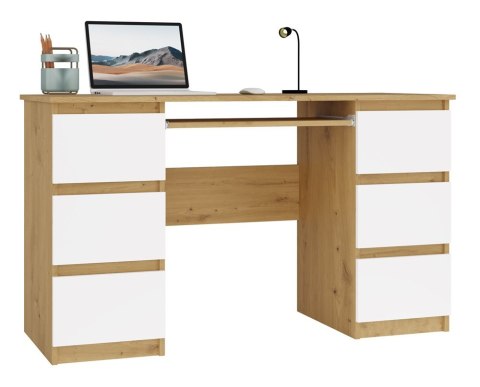 Biurko Kuba KUBA DĄB ARTISAN BIEL