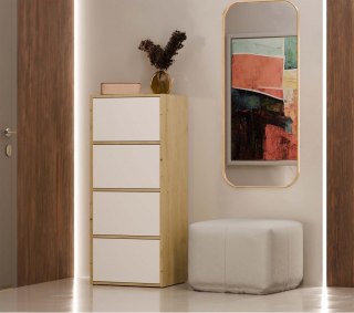Komoda ALMA Front BIEL Korpus DĄB ARTISAN