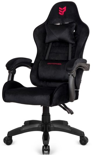 Fotel obrotowy gamingowy ENZO XL BLACK ALCANTARA
