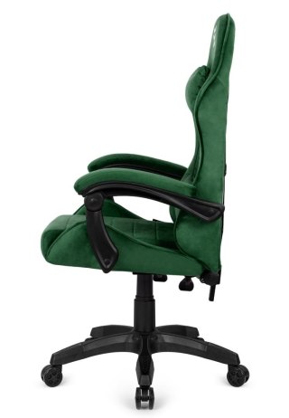 Fotel obrotowy gamingowy ENZO XL DARK GREEN ALCANTARA