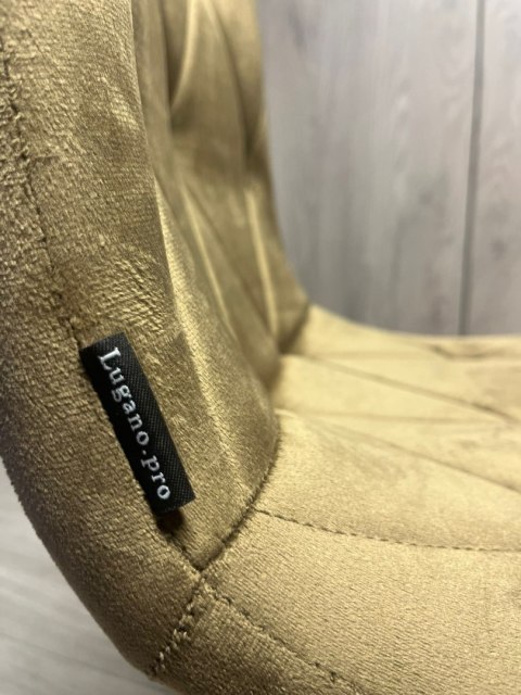 Krzesło tapicerowane BORGO VELVET BROWN