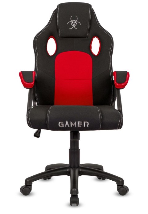 Fotel obrotowy do biurka CARRERA M RED FABRIC