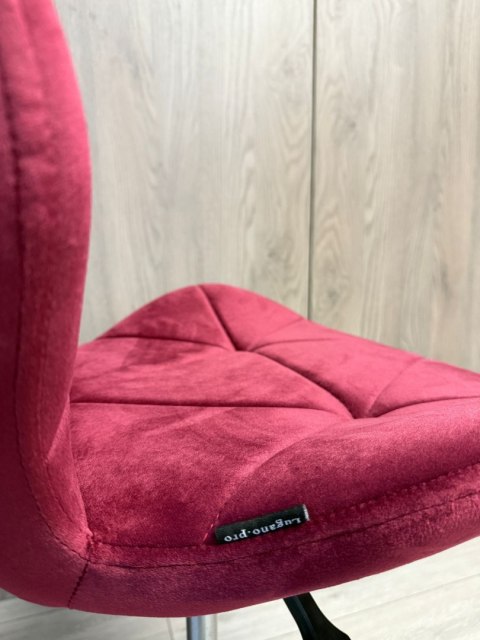Krzesło obrotowe VASTO OFFICE VELVET BURGUNDY SMOKE