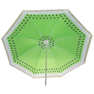 Rozkładany Parasol Plażowy/Ogrodowy 180 cm z Motywem Kiwi i Regulacją Wysokości