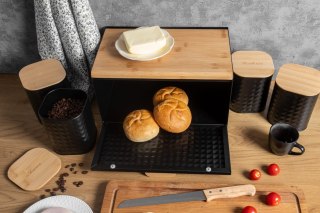 CHLEBAK DWUSTRONNIE OTWIERANY W ZESTAWIE Z 4 POJEMNIKAMI BRUNBESTE BB-2754-PL