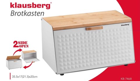 CHLEBAK STALOWO-DREWNIANY DWUSTRONNY KLAUSBERG KB-7468