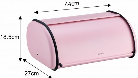 Chlebak Stalowy 44cm Matowy Różowy KINGHOFF KH-1868
