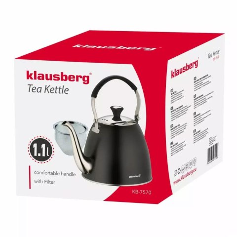 Czajniczek Z Zaparzaczem 1.1l Do Herbaty Ziół KLAUSBERG KB-7570