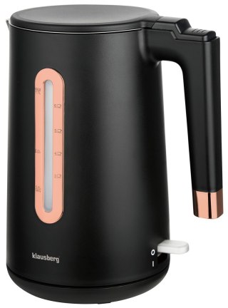 CZAJNIK ELEKTRYCZNY BEZPRZEWODOWY 1.7L CZARNY KLAUSBERG KB-7889