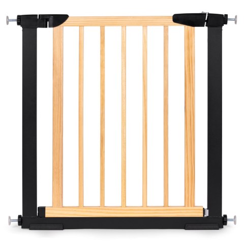 BRAMKA BARIERKA ZABEZPIECZAJĄCA 74-80 CM NA SCHODY I DRZWI METAL DREWNO ECOTOYS