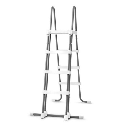 DRABINKA DO BASENU 122 CM ANTYPOŚLIZGOWE STOPNIE INTEX 28076
