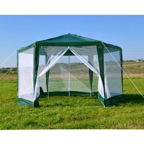 NAMIOT PAWILON OGRODOWY HANDLOWY 2X2X2 M Z MOSKITIERĄ ZIELONY MULTIGARDEN