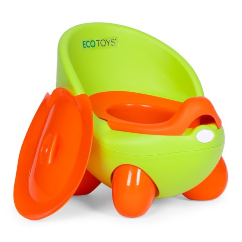 NOCNIK TOALETA SEDES DLA DZIECI WYJMOWANY WKŁAD ANTYPOŚLIZGOWE NÓŻKI ZIELONY ECOTOYS