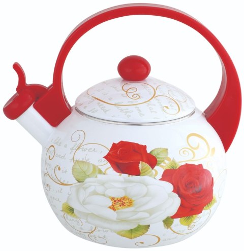 CZAJNIK EMALIOWANY 2.0L EMALIA NA INDUKCJĘ GAZ KINGHOFF ROSES KH-1910