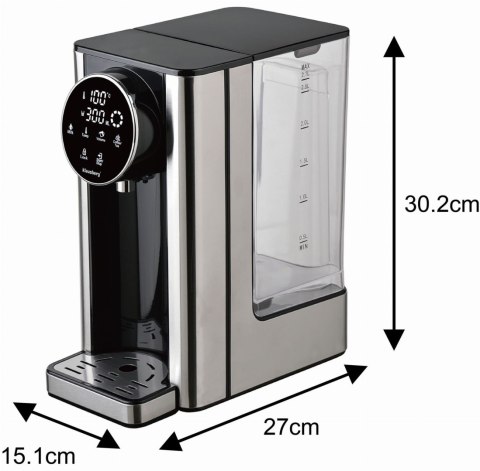 DOZOWNIK DYSTRYBUTOR PODGRZEWACZ DO GORĄCEJ WODY 2.7L Z REGULACJĄ TEMPERATURY KLAUSBERG KB-7880