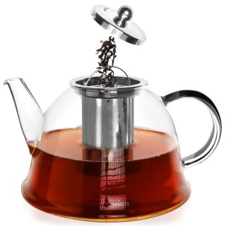 Dzbanek z zaparzaczem do herbaty szklany żaroodporny 1.65L ORION 152594