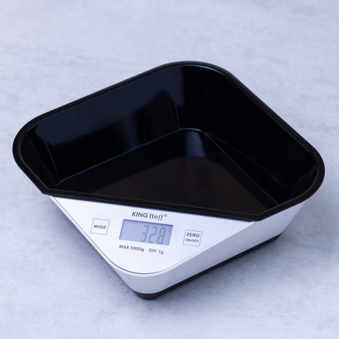 ELEKTRONICZNA WAGA KUCHENNA Z MISĄ 800ML / 1G / 5KG KINGHOFF KH-1826