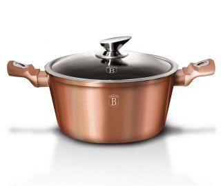GARNEK 6.5L 28CM BERLINGER HAUS METALLIC ROSE GOLDBH-1516-N