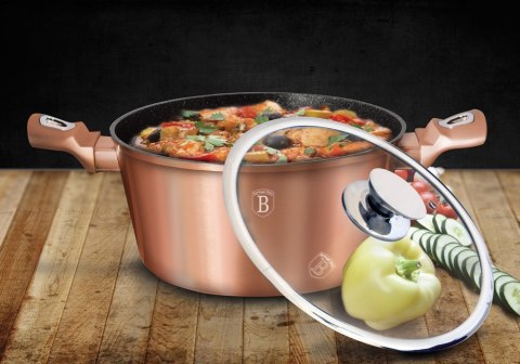 GARNEK 6.5L 28CM BERLINGER HAUS METALLIC ROSE GOLDBH-1516-N