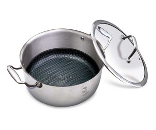GARNEK STALOWY 18/10 6.1L 28cm BERLINGER HAUS ETERNAL COLLECTION BH-7446