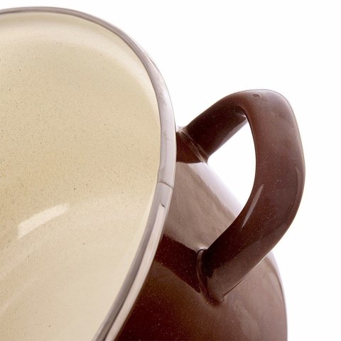 Garnek emaliowany indukcja na indukcję gaz BROWN 18 cm 2L ORION 113331
