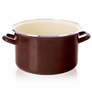 Garnek emaliowany indukcja na indukcję gaz BROWN 22 cm 4L ORION 113333