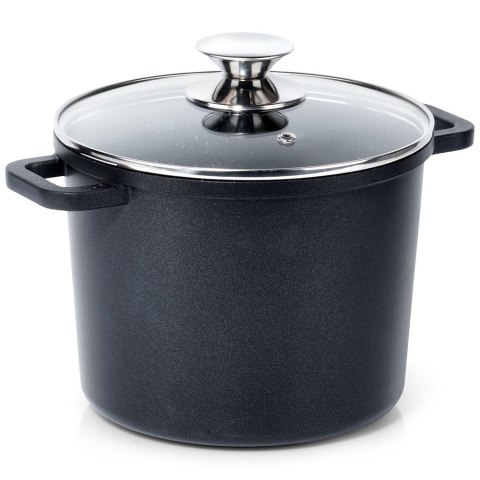 Garnek granitowy ze szklaną pokrywką indukcja wysoki GRANDE 4.2L ORION 113316