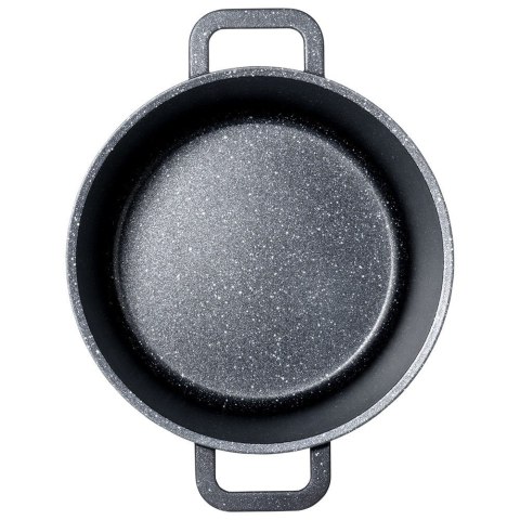 Garnek granitowy ze szklaną pokrywką indukcja wysoki GRANDE 4.2L ORION 113316