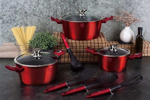 GARNKI BERLINGER HAUS 17 ELE METALLIC BURGUNDY BH-6162