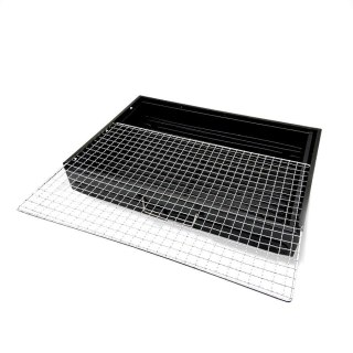 GRILL SKŁADANY WALIZKOWY KEMPINGOWY 43 x 29 x 22 CM MAESTRO MR-1010 Ogrodowy