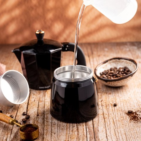 KAWIARKA ESPRESSO KAFETERKA CIŚNIENIOWA KINGHOFF 300ML / 6 FILIŻANEK KH-1883