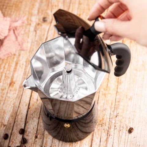 KAWIARKA ESPRESSO KAFETERKA CIŚNIENIOWA KINGHOFF 300ML / 6 FILIŻANEK KH-1883