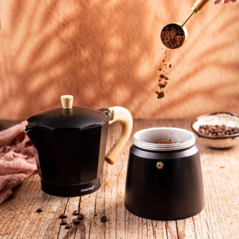 KAWIARKA ESPRESSO KAFETERKA CIŚNIENIOWA KINGHOFF 300ML / 6 FILIŻANEK KH-1886