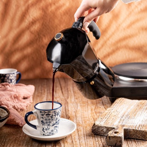 KAWIARKA ESPRESSO KAFETERKA CIŚNIENIOWA KINGHOFF 600ML / 12 FILIŻANEK KH-1885