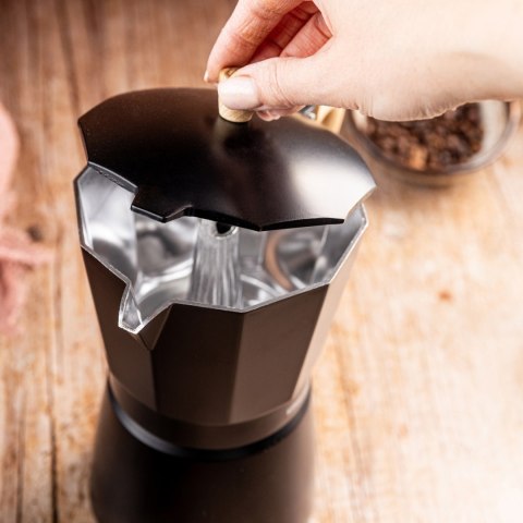 KAWIARKA ESPRESSO KAFETERKA CIŚNIENIOWA KINGHOFF 600ML / 12 FILIŻANEK KH-1888