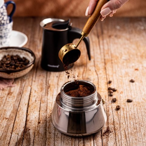 KAWIARKA ESPRESSO KAFETERKA CIŚNIENIOWA KLAUSBERG 200ML (3 FILIŻANKI) KB-7844