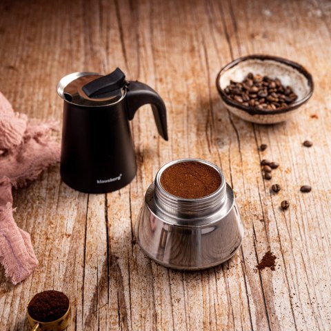 KAWIARKA ESPRESSO KAFETERKA CIŚNIENIOWA KLAUSBERG 200ML (3 FILIŻANKI) KB-7844