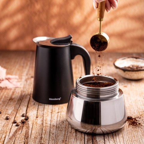 KAWIARKA ESPRESSO KAFETERKA CIŚNIENIOWA KLAUSBERG 450ML (9 FILIŻANKI) KB-7846