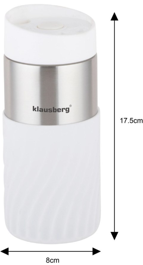 Kubek Termiczny 300ml KLAUSBERG Biały KB-7631