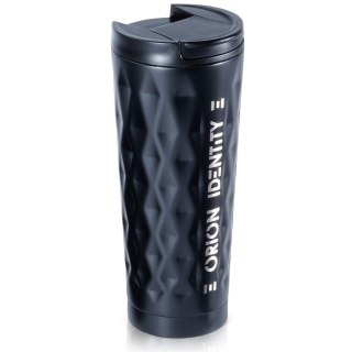 Kubek termiczny na kawę herbatę do samochodu stalowy czarny 500 ml ORION 112271