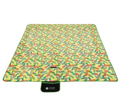 Mata Piknikowa Wodopodporna 200 X 200cm TADAR Ananasy TD-2664