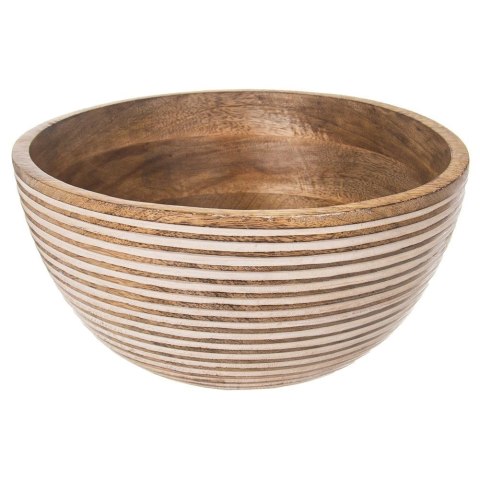 MISKA DREWNIANA DO SERWOWANIA PRZEKĄSEK CHIPSÓW KOSZYK NA OWOCE MANGO 25CM 3L ORION 120286