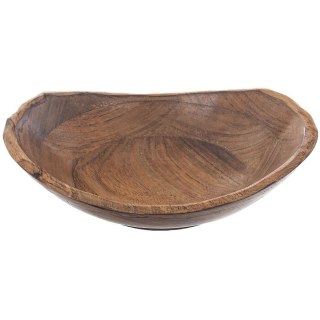 MISKA DREWNIANA DO SERWOWANIA PRZEKĄSEK CHIPSÓW KOSZYK NA OWOCE MANGO 30CM 1.6L ORION 120287