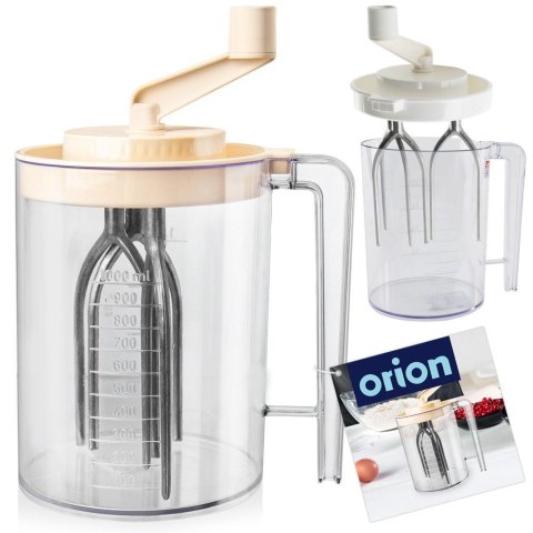 Mikser ręczny do ubijania śmietany białek jaj piany jajek ciasta 1,5L ORION 130602