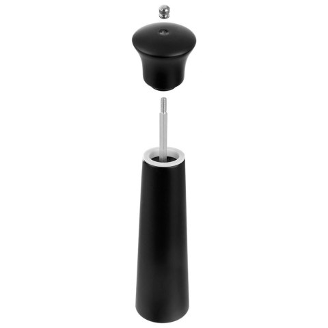 Młynek do pieprzu i soli przypraw ręczny drewniany czarny 21.5cm ORION 130236
